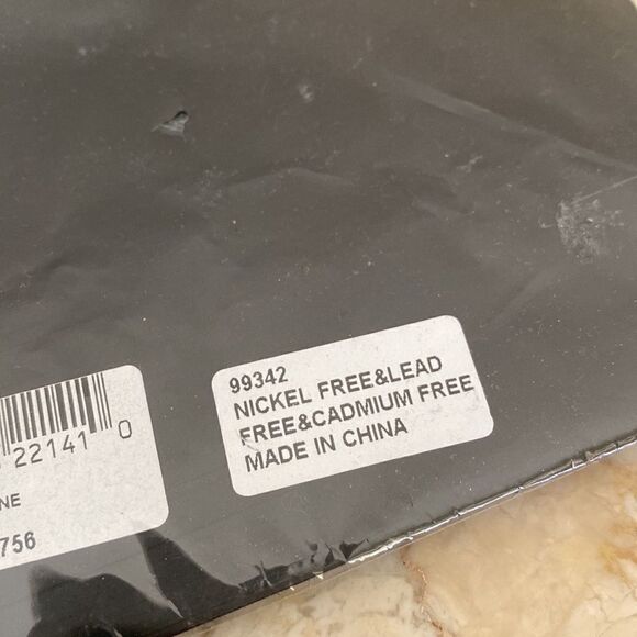 NEW! Bijoux Terner Two Tone Silver & Gold Tone Choker & Earrings Set 4 CZ Stones - Picture 6 of 7